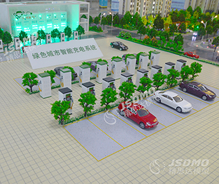 临沂绿色城市智能充电桩模型